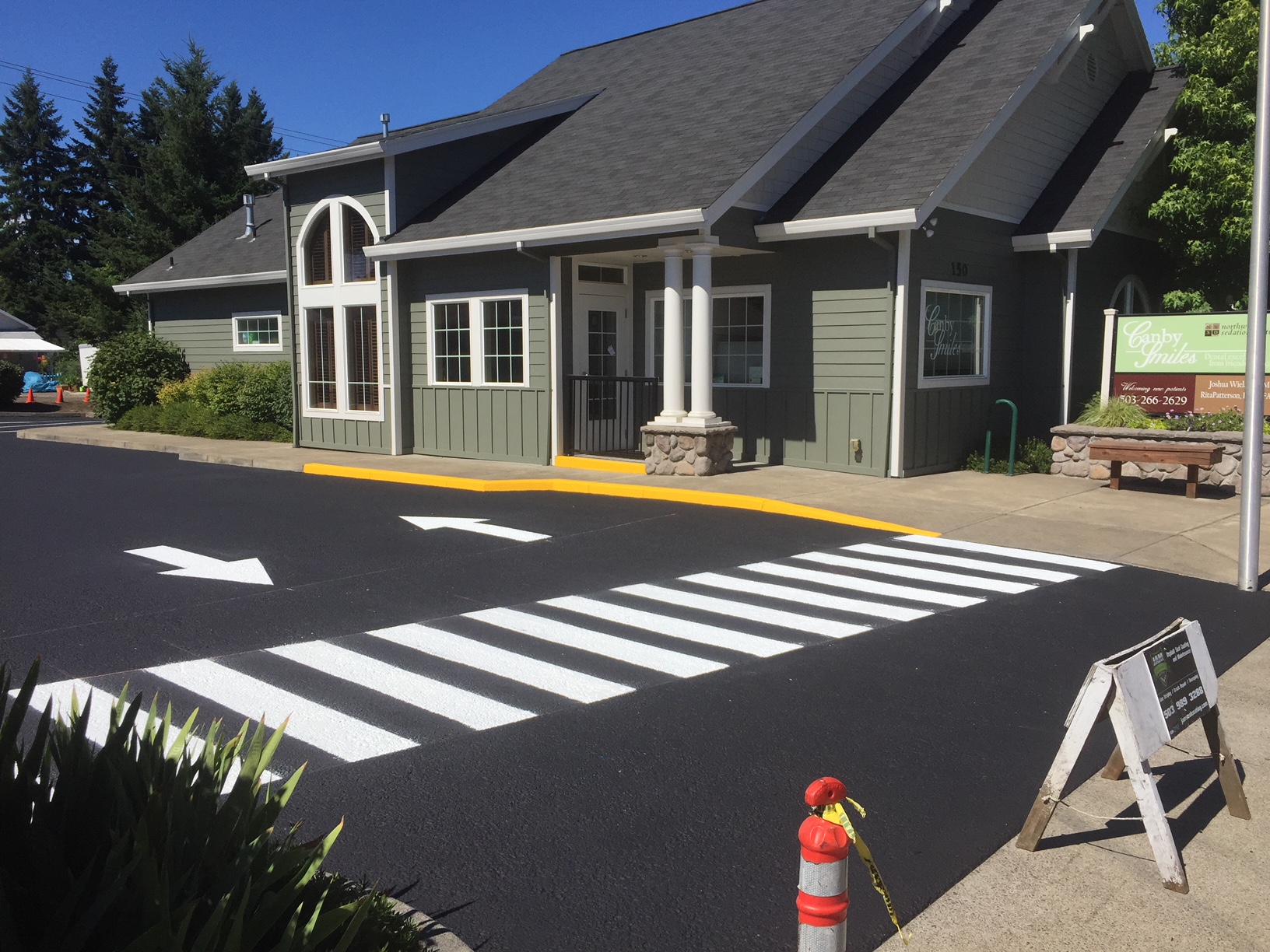 Parking Lot Lines Oregon Portland Sealcoating and Line Striping